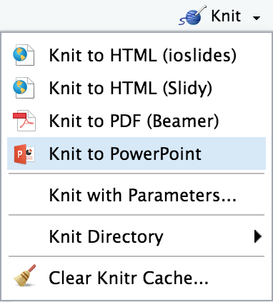 powerpoint presentations with r markdown