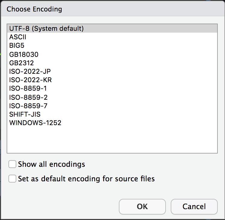 C text encoding