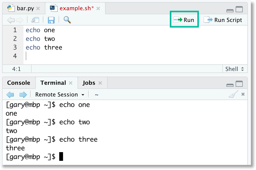 Using the RStudio Terminal in the RStudio IDE Posit Support